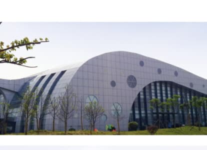 黄浦会议中心外景网架工程